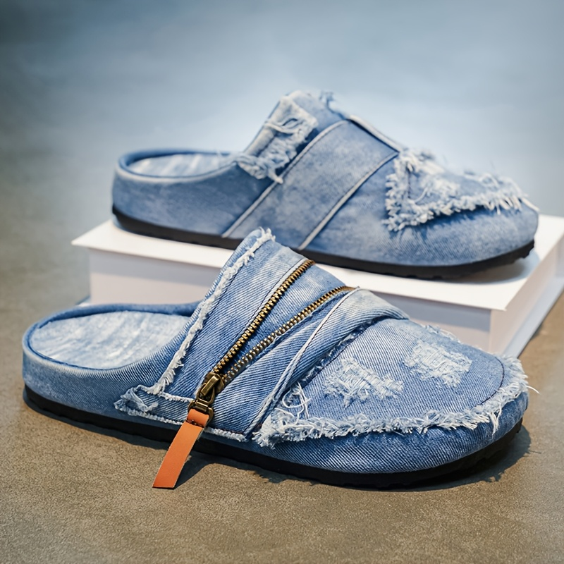 Slip-On Backless Casual Loafers
