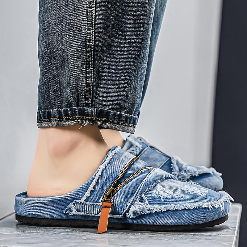 Slip-On Backless Casual Loafers