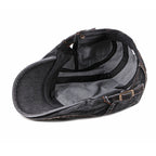 Vintage Denim Beret Cap