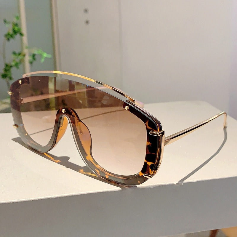 Celina Oversized Shield Sunglasses