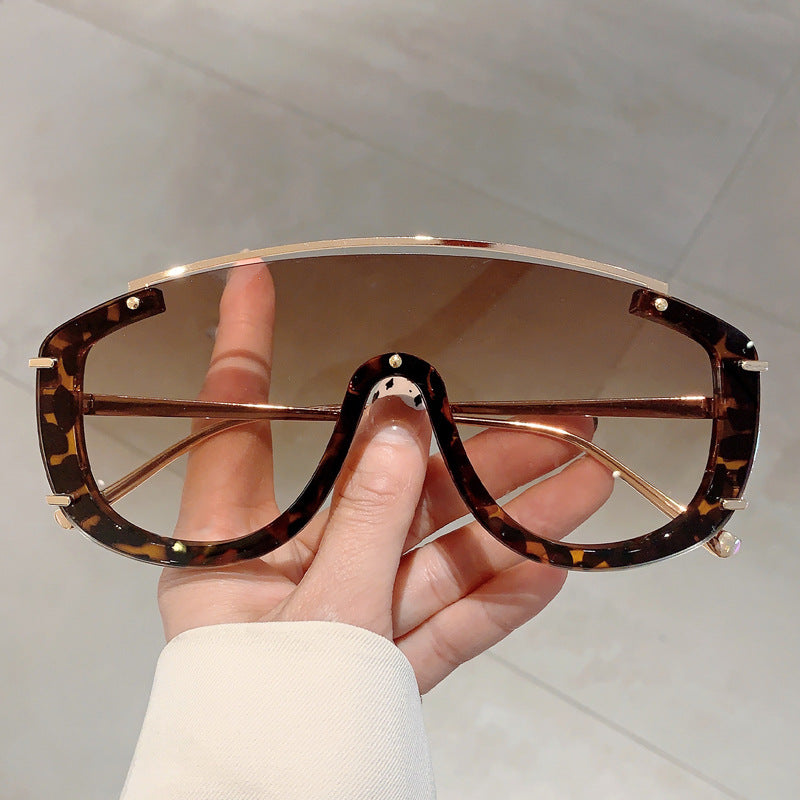 Celina Oversized Shield Sunglasses