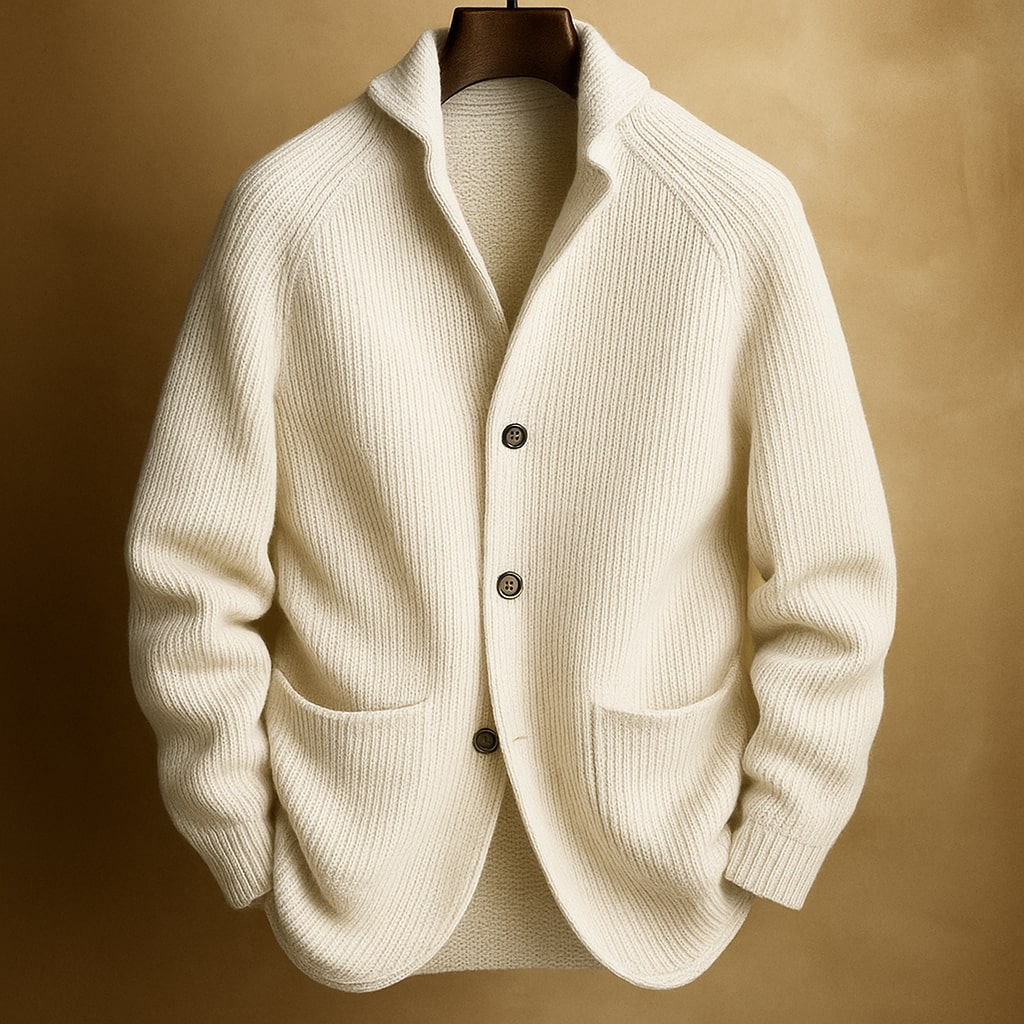 Knit Button Cardigan Sweater