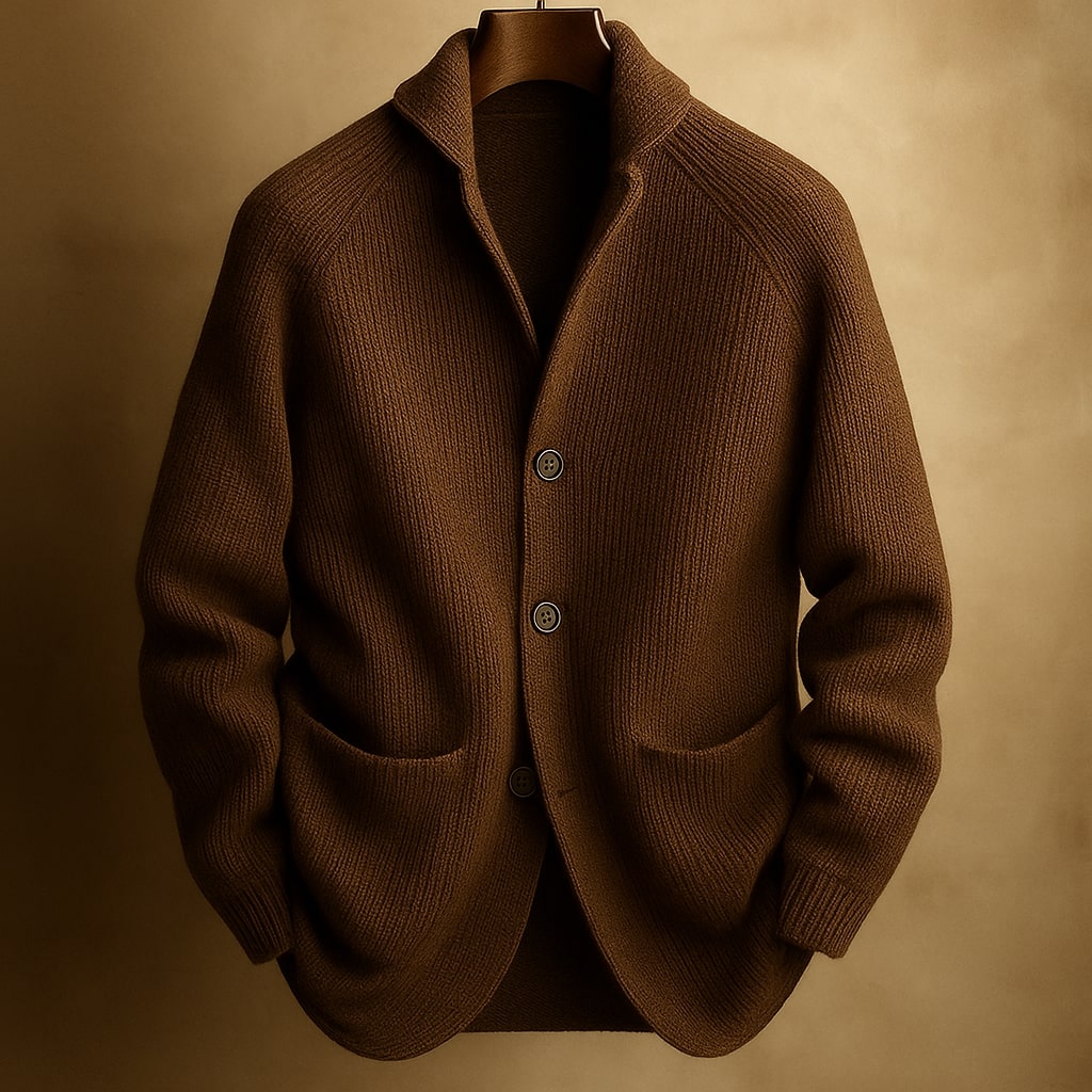 Knit Button Cardigan Sweater
