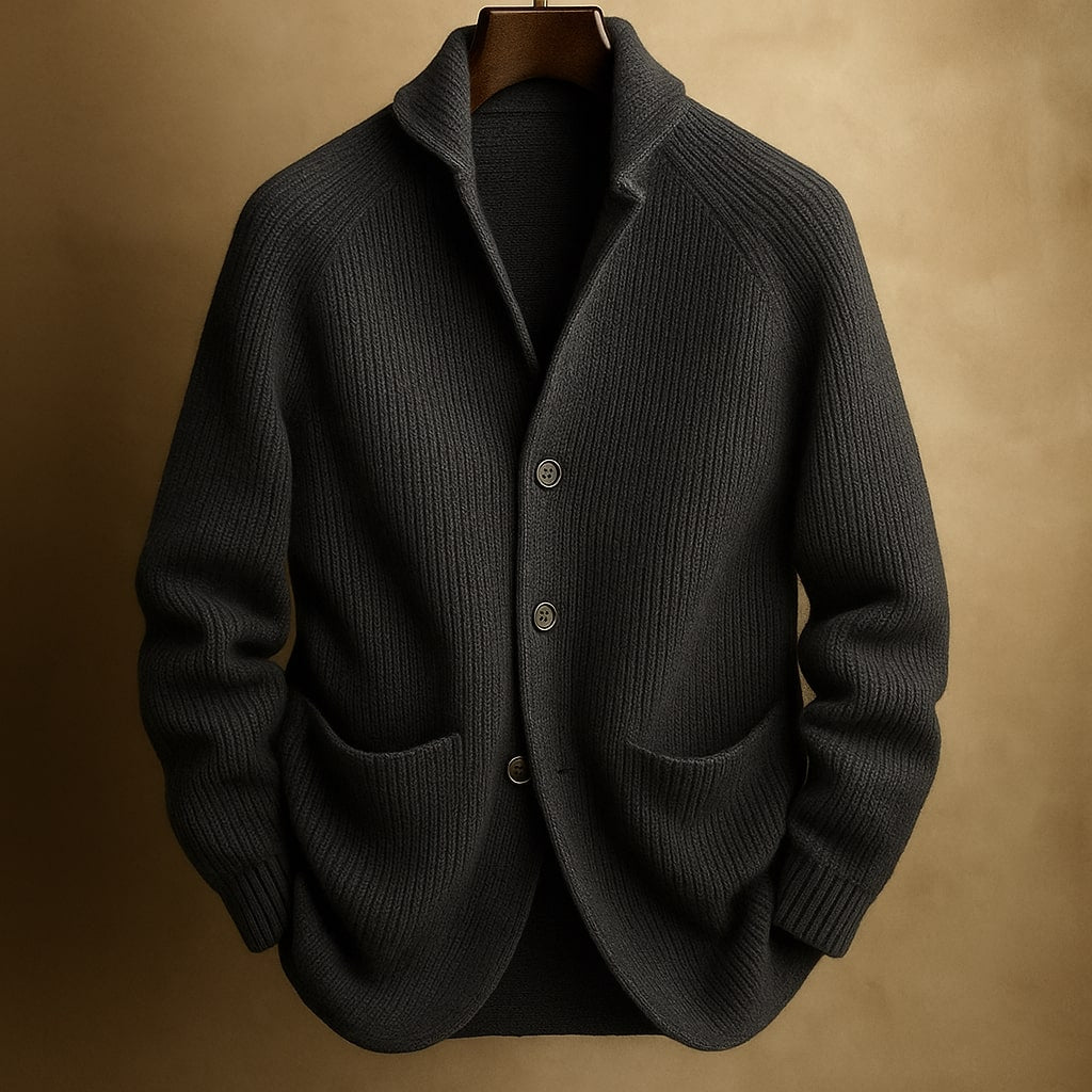 Knit Button Cardigan Sweater