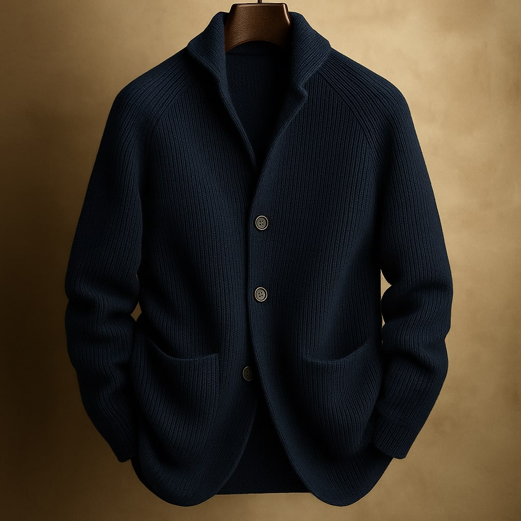 Knit Button Cardigan Sweater