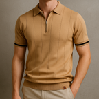 Monza Zip Knit Polo Shirt