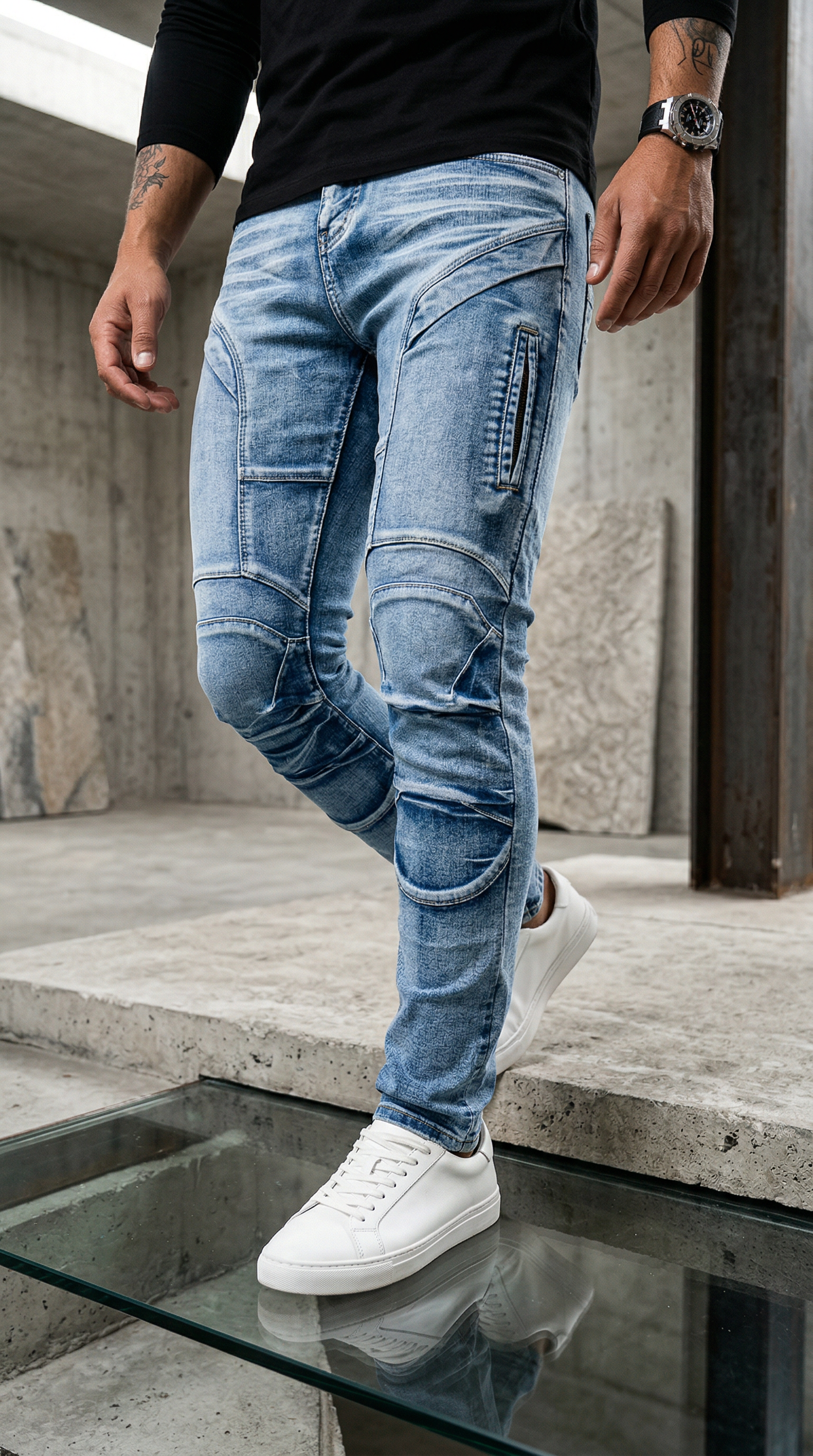Stretch Slim Denim Pants