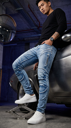Stretch Slim Denim Pants