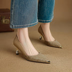 Valea Genuine Leather Heels