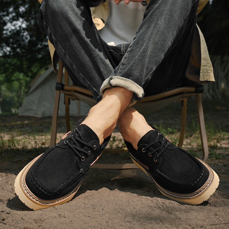 Classic Lace-Up Dress Loafers