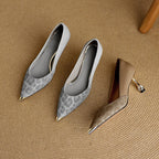 Valea Genuine Leather Heels