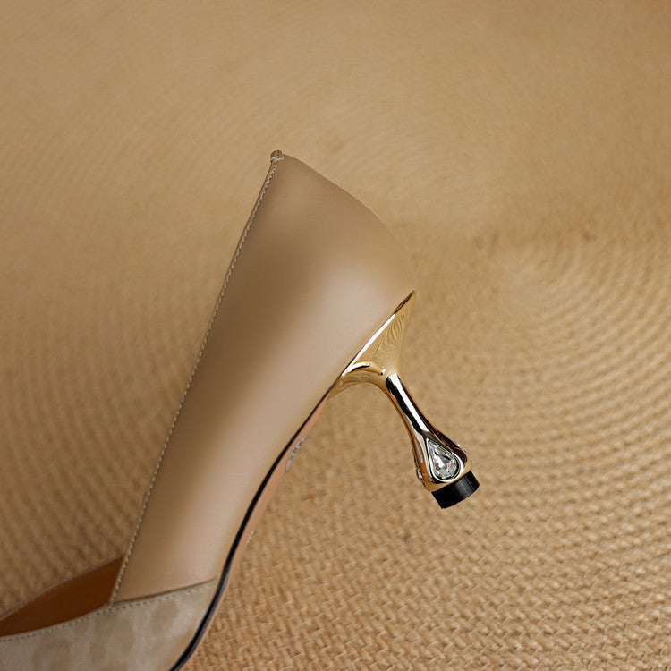 Valea Genuine Leather Heels
