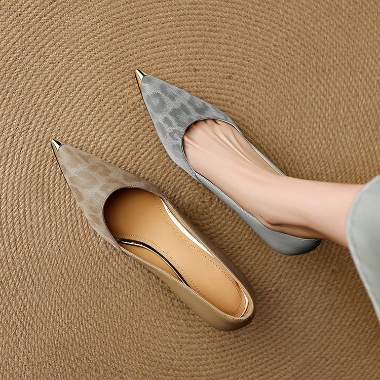 Valea Genuine Leather Heels