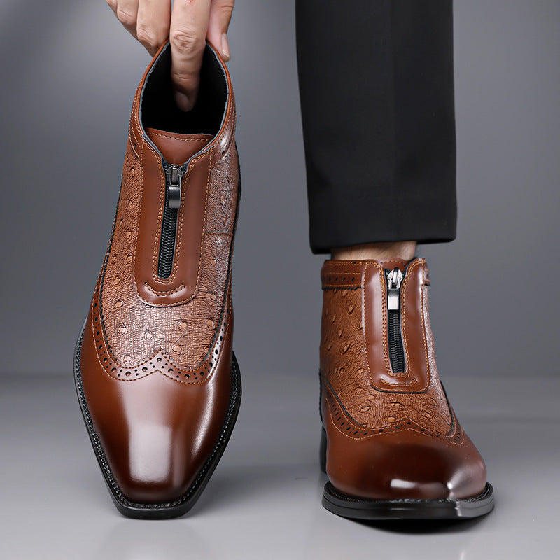 Premium Split Leather Boots