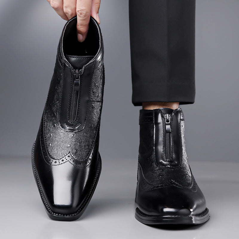 Premium Split Leather Boots