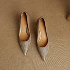 Valea Genuine Leather Heels