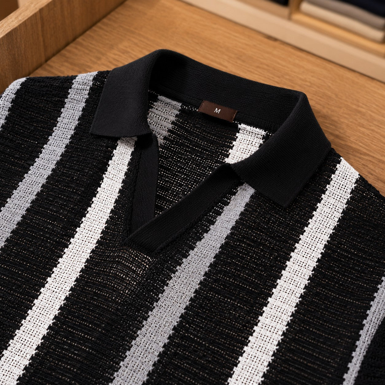 Men’s Ribbed Knit Shirt