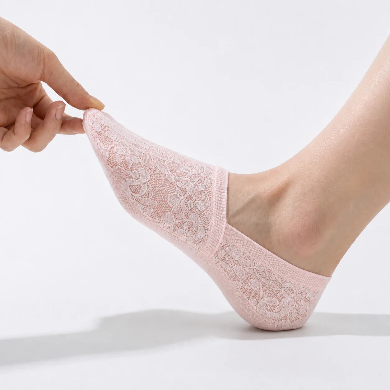 Breathable Floral Lace Socks