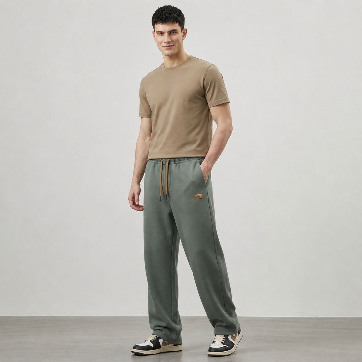 Casual Straight Fit Trousers
