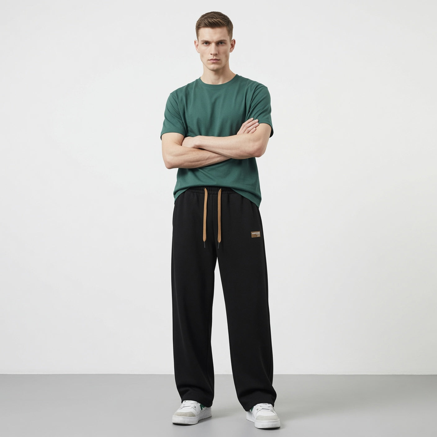 Casual Straight Fit Trousers
