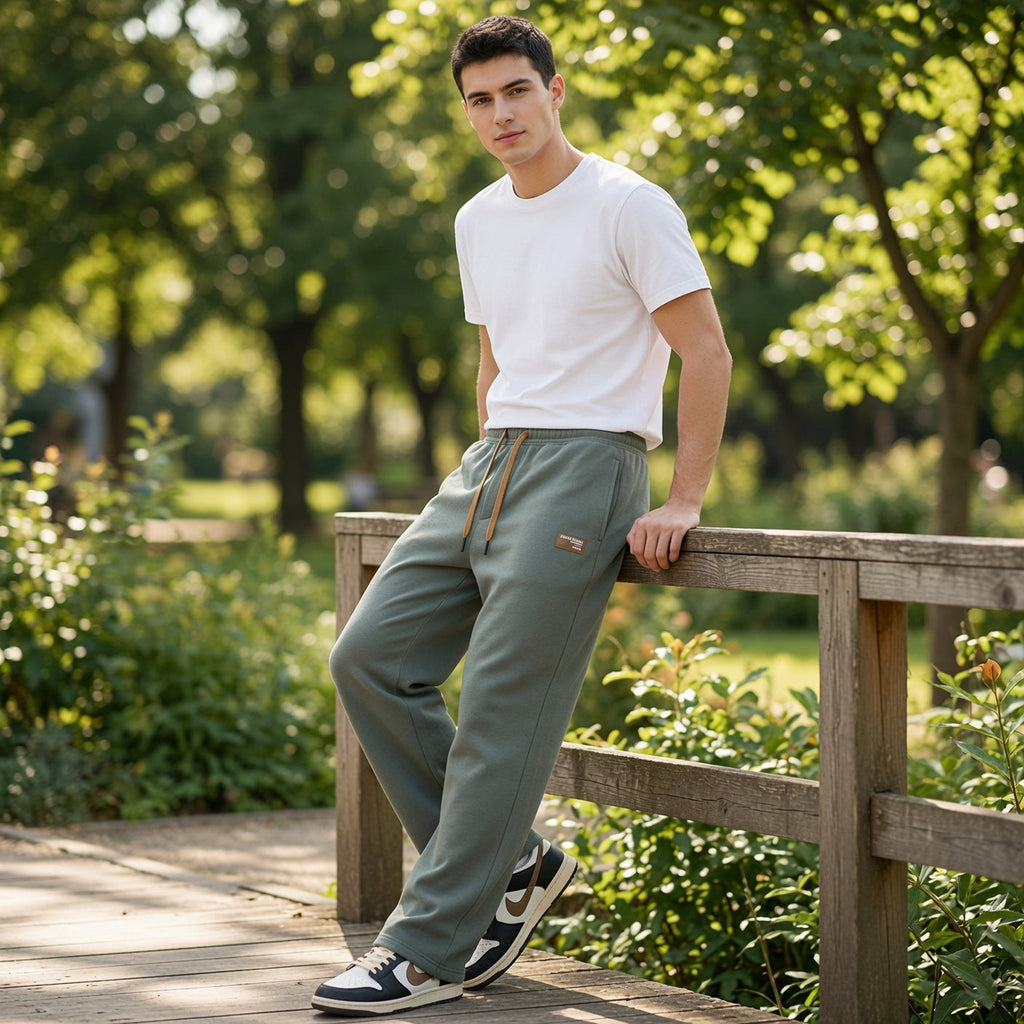 Casual Straight Fit Trousers