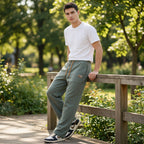 Casual Straight Fit Trousers