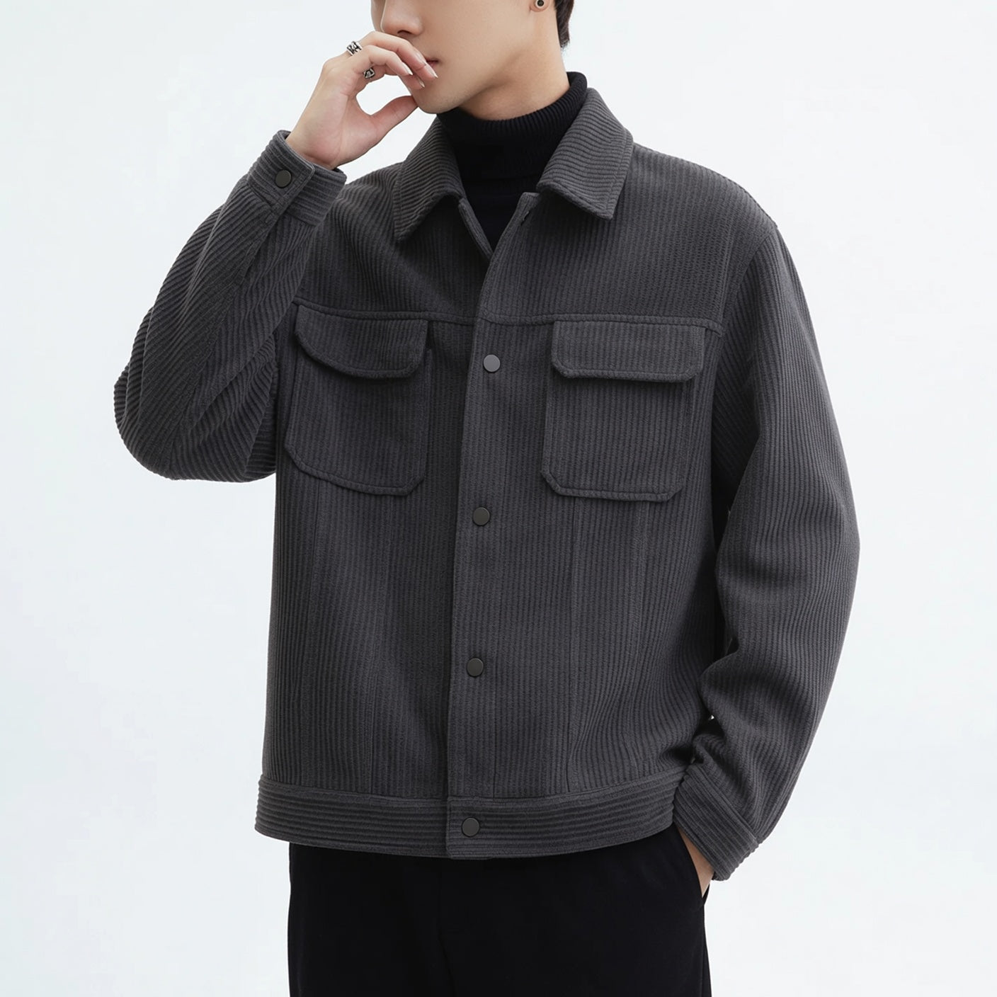 Men's Lightweight Casual Zip Jacket