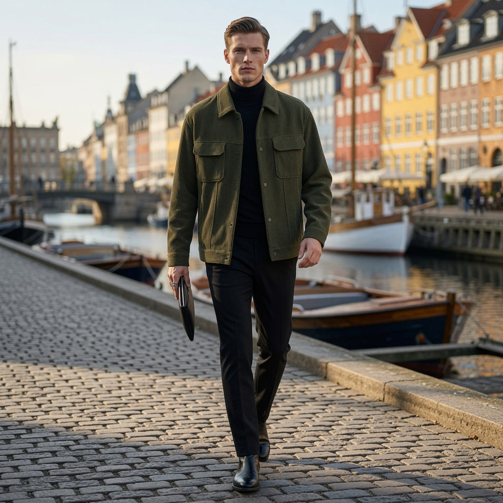 Men's Lightweight Casual Zip Jacket