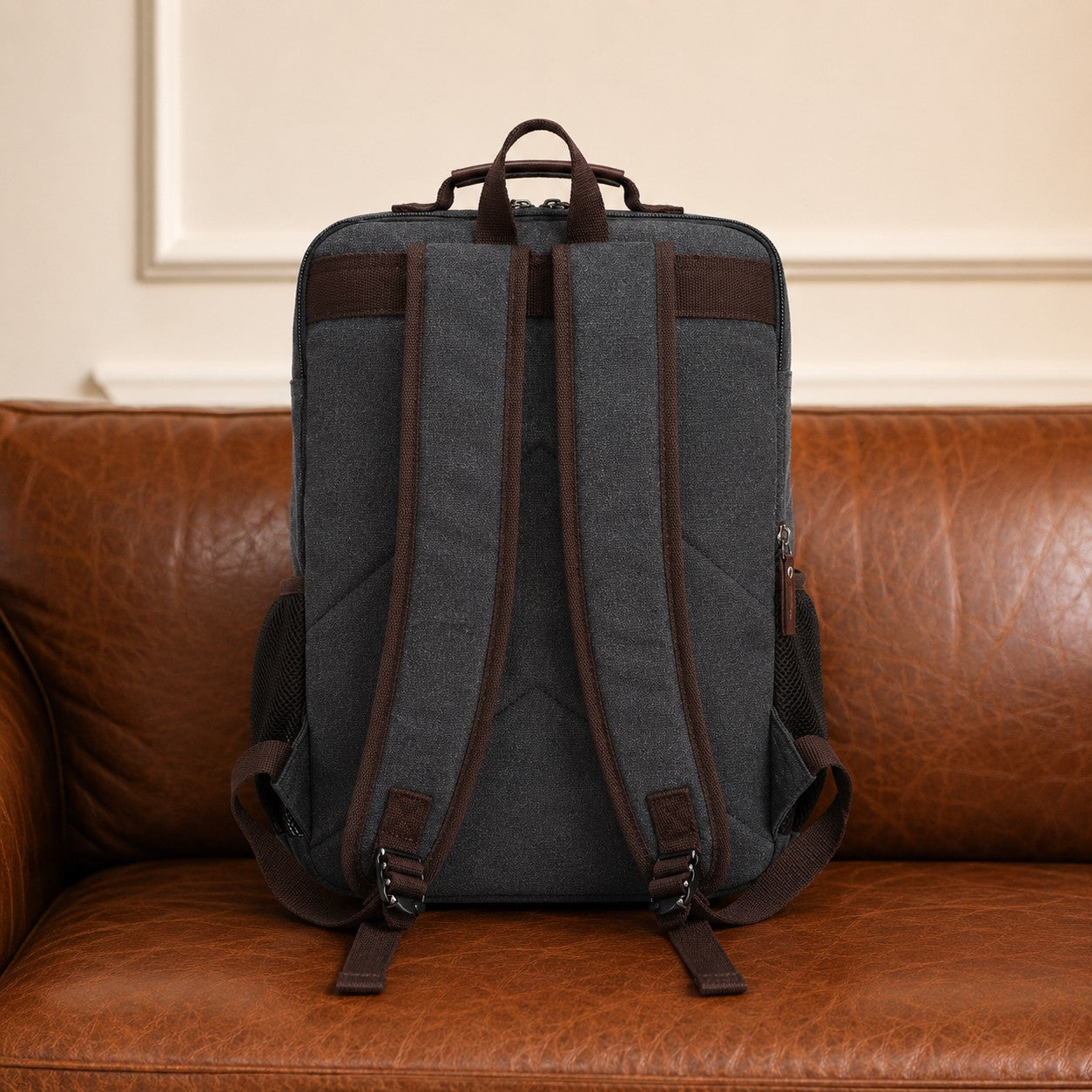 Vintage Canvas Laptop Backpack