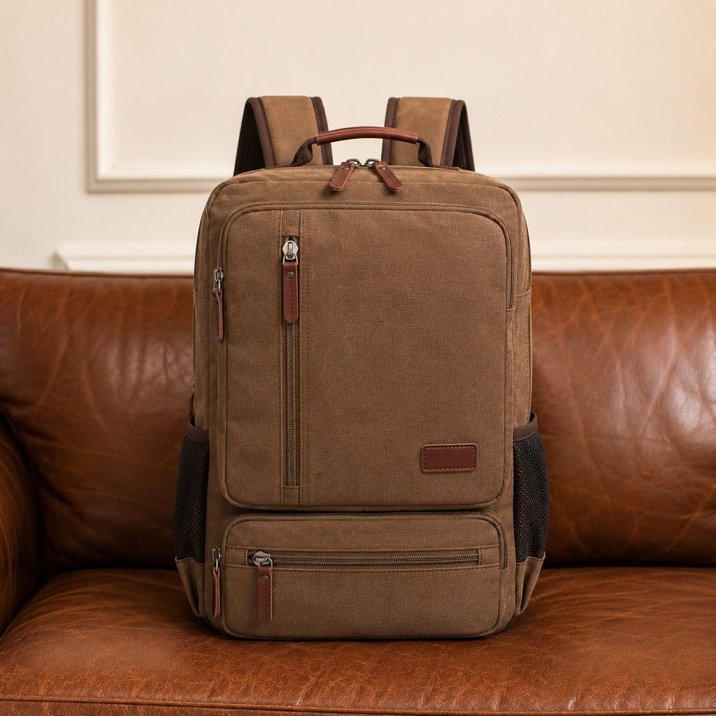 Vintage Canvas Laptop Backpack
