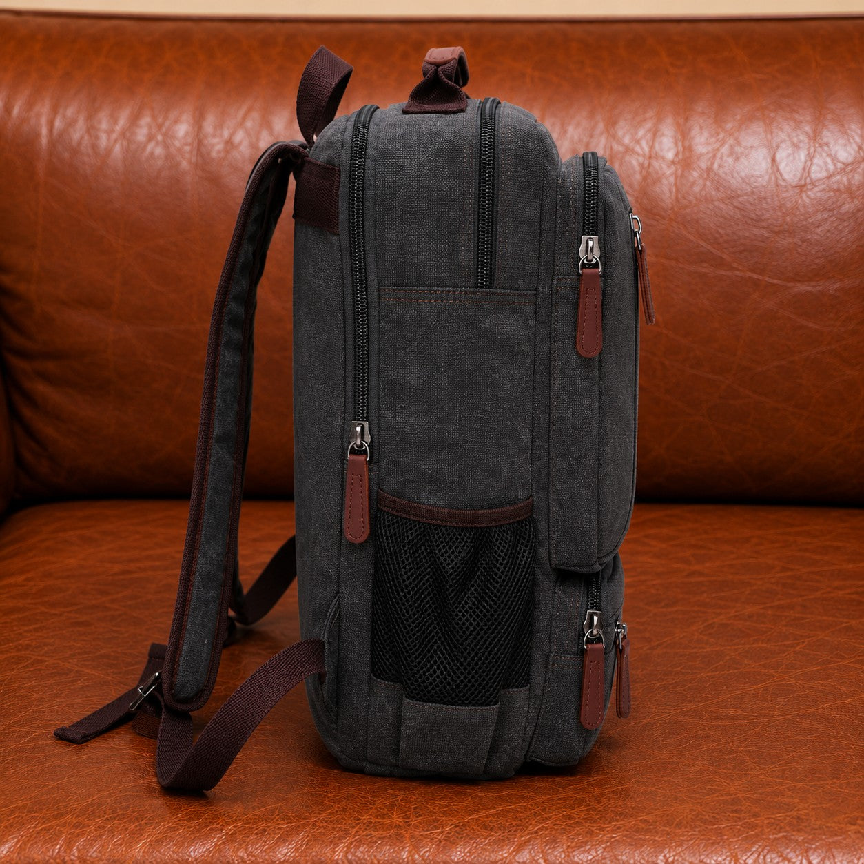 Vintage Canvas Laptop Backpack