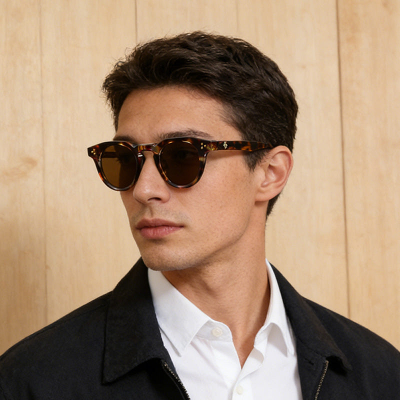 Vintage Round Polarized Sunglasses