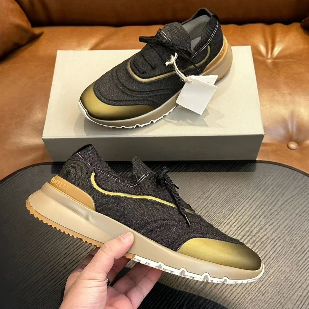 Men's Slip-On Knit Sneakers