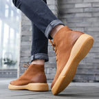 Retro Lace-Up Casual Boots