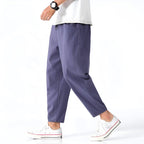 Urban Ease Cropped Cotton Pants