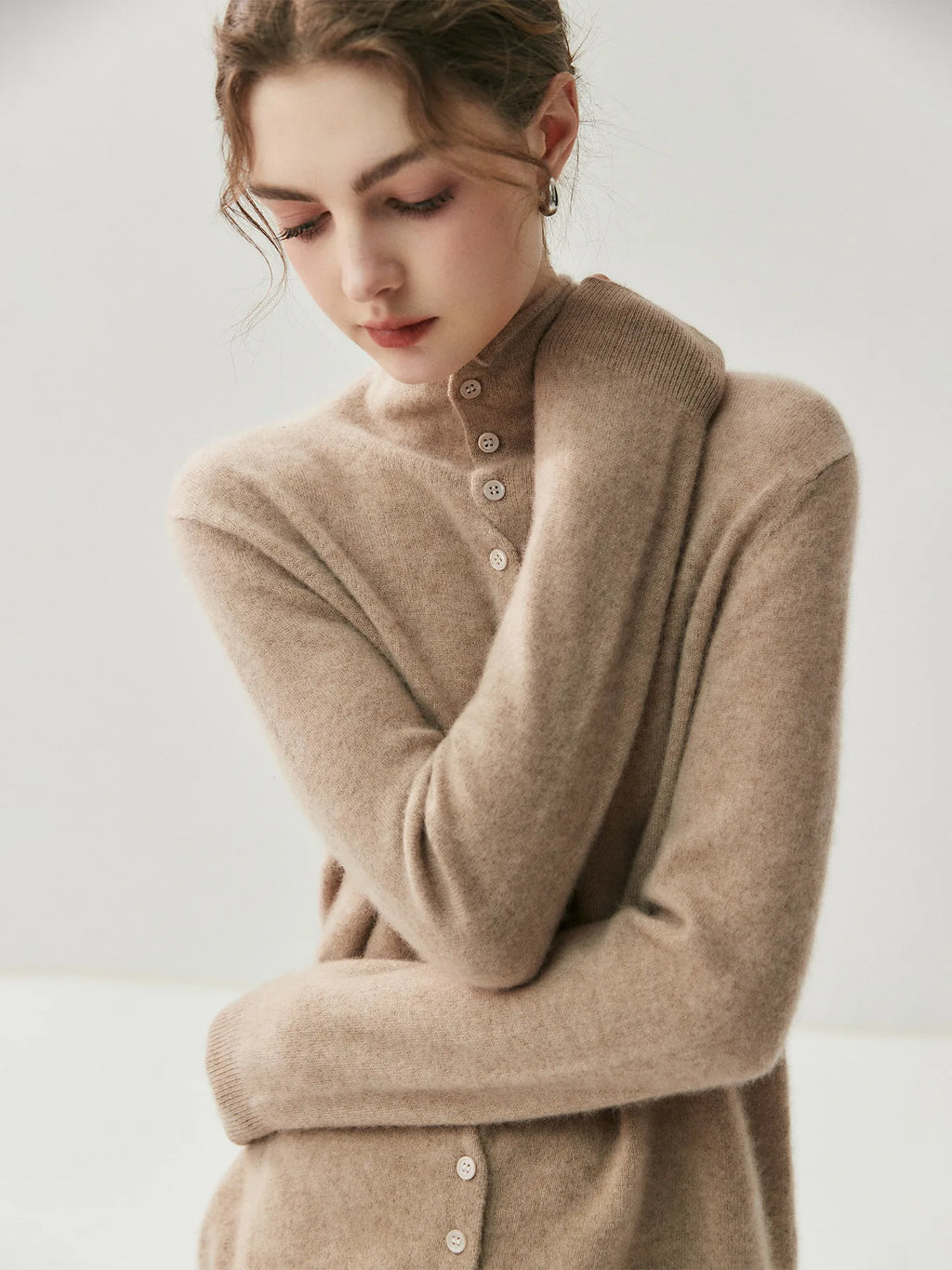 Fluffy Knit Sweater Coat
