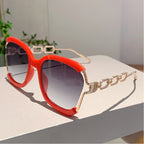 Pearl Chain Gradient Sunglasses