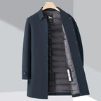 Luxury Hooded Down Parka Coat
