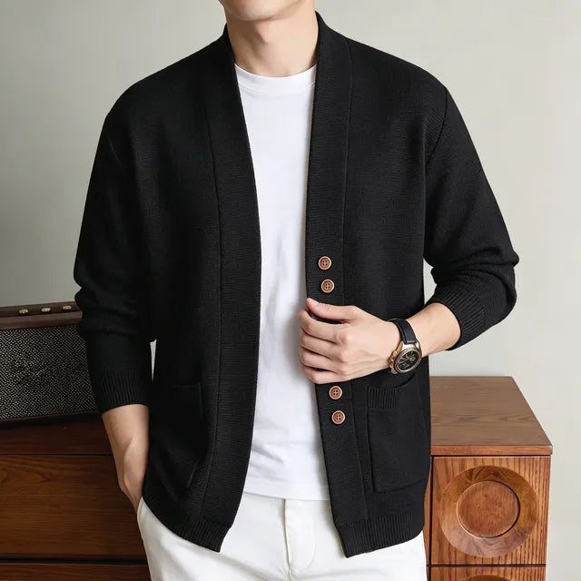 Slim Fit Cardigan Sweater