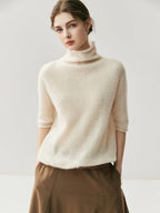 Elegant Half Sleeve Knit