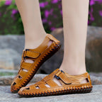 Craftsman Stitch Leather Sandals