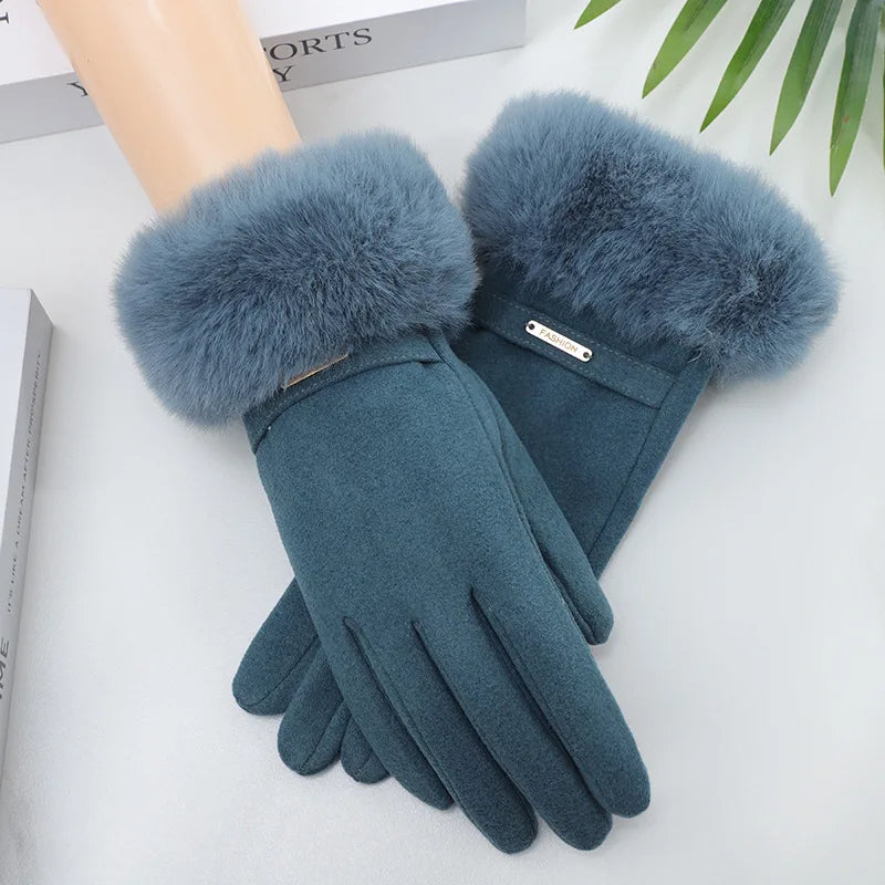 Luxury Plush Touchscreen Gloves