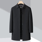 Luxury Hooded Down Parka Coat