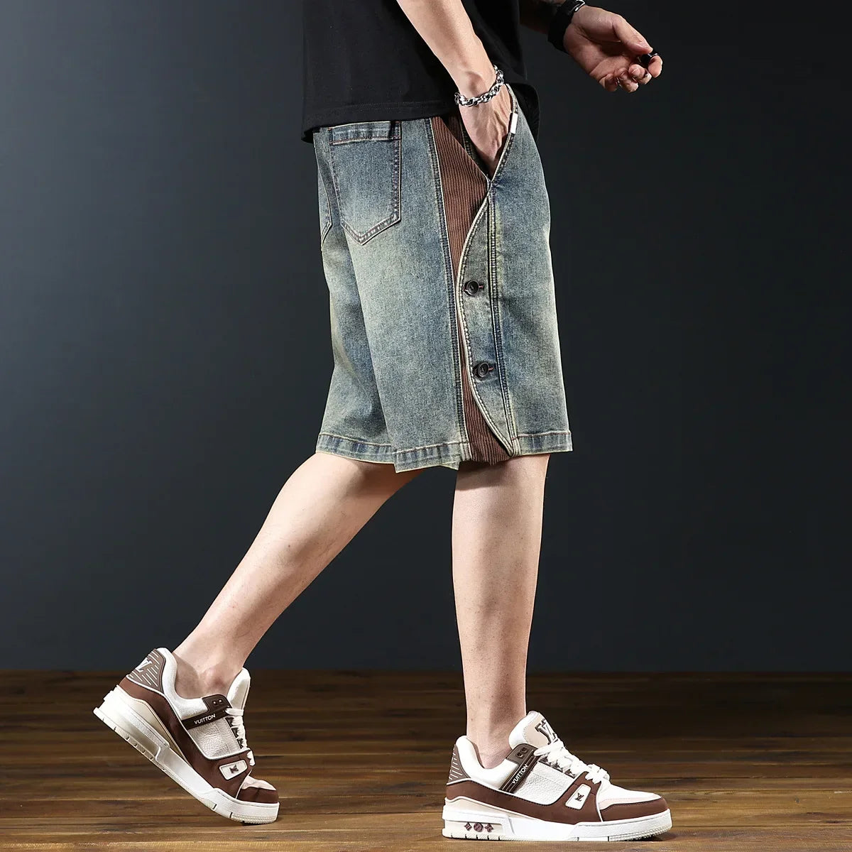 Men's Baggy Denim Jorts