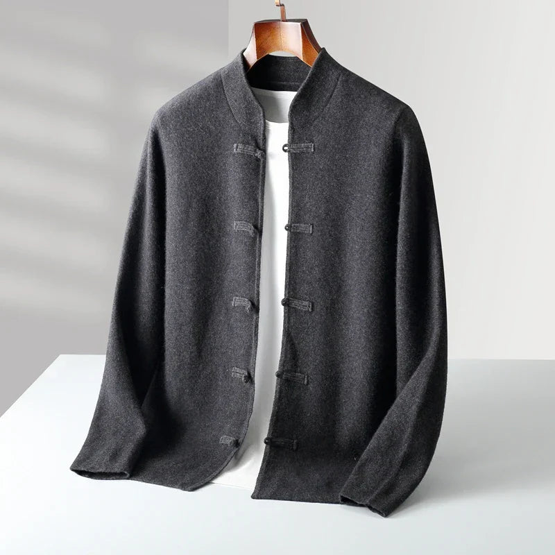 Mandarin Collar Cardigan