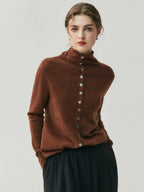 Fluffy Knit Sweater Coat