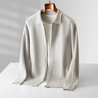 Cashmere Zip Cardigan Jacket