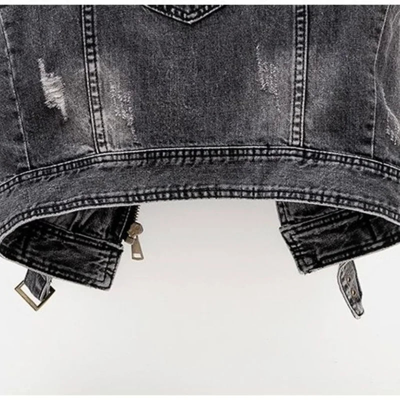 Classic Denim Sleeveless Jacket
