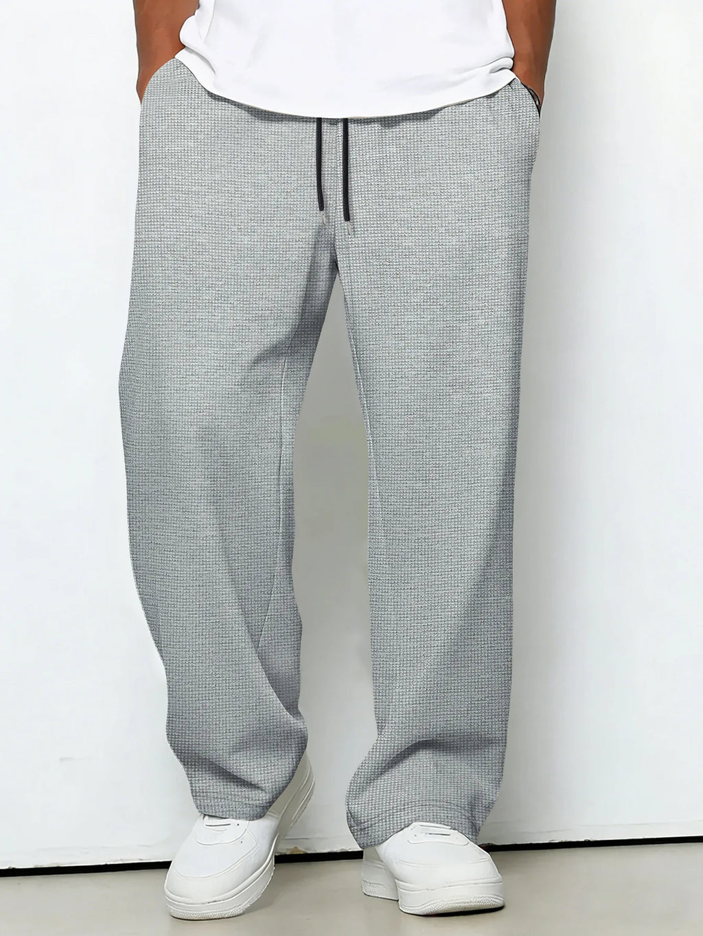 Straight Leg Casual Trousers
