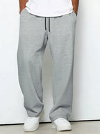 Straight Leg Casual Trousers